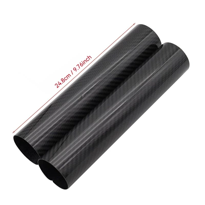 Shock-Absorbing Protective Cover, Motorcycle Safety Supplies - front-shock-protection-carbon-fiber-248mm
