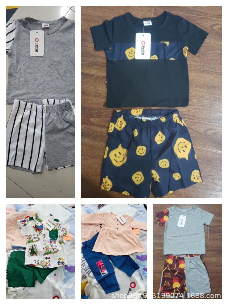 Patpat Kid comercio exterior ropa infantil pieza única vestidos misceláneos pantalones de blindaje fuente fuente transfronteriza al por mayor