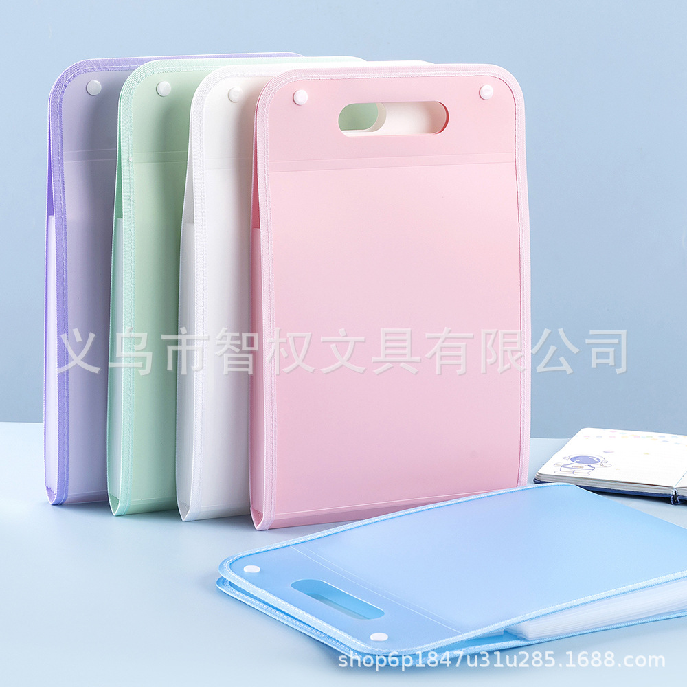 Multi-layer portable test paper holder storage bag primary school students' test paper storage and finishing artifact subject classification organ bag