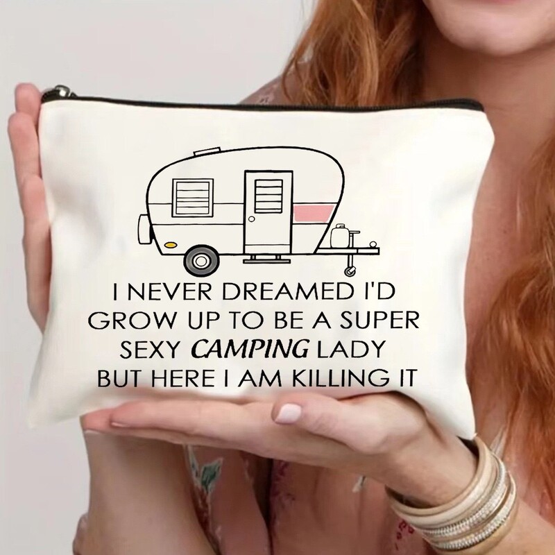 Amazon Xiyin 人気のクリエイティブレタープリント化粧品バッグ女性のトイレタリーバッグ収納袋クロスボーダー卸売|undefined