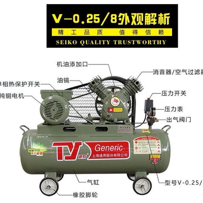 Shanghai General Air Compressor High-Pressure Hava kompressorları