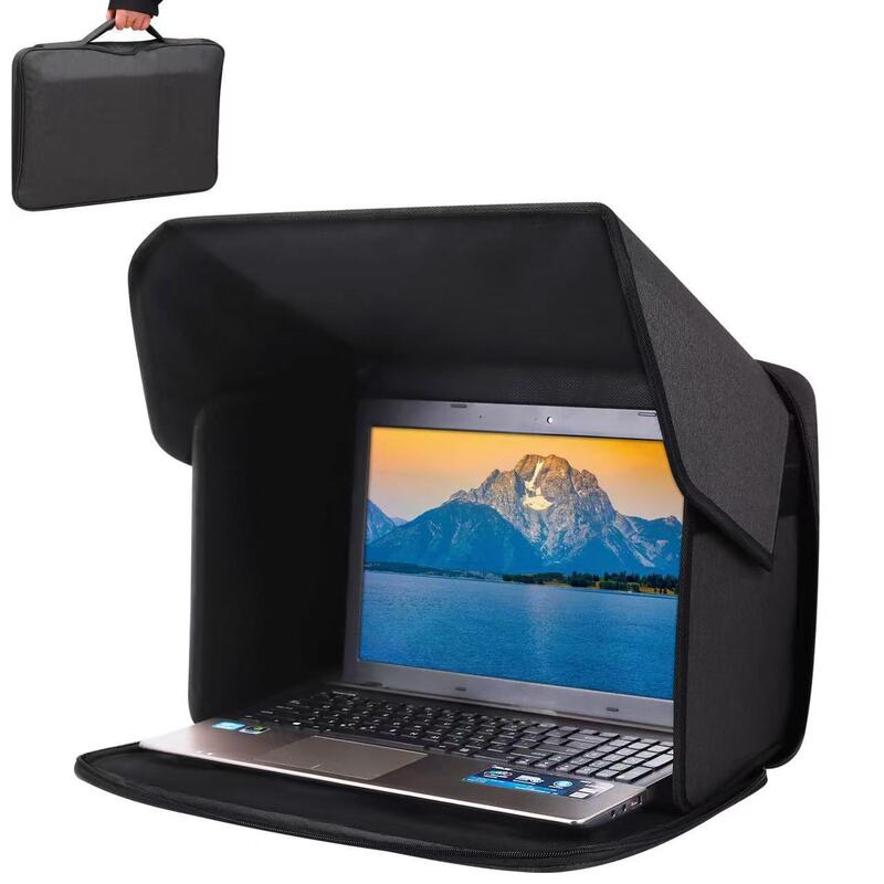 Cross-Border Outdoor Laptop Sunshade Computer Privacy Cover Foldable Portable Laptop Protective Cover Bag Cross-Border Outdoor Laptop Sunshade Computer Privacy Cover Foldable Portable Laptop Protective Cover Bag