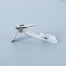 金属夹扣证件卡翻盖胸牌夹子不锈钢卡片卡套工牌卡夹工卡工作证