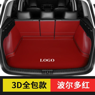 Modelə uyğun ayaqaltı | Tesla car mats - order-notes-vehicle-model-year-handmade-full-coverage-trunk-mat-in-red-color