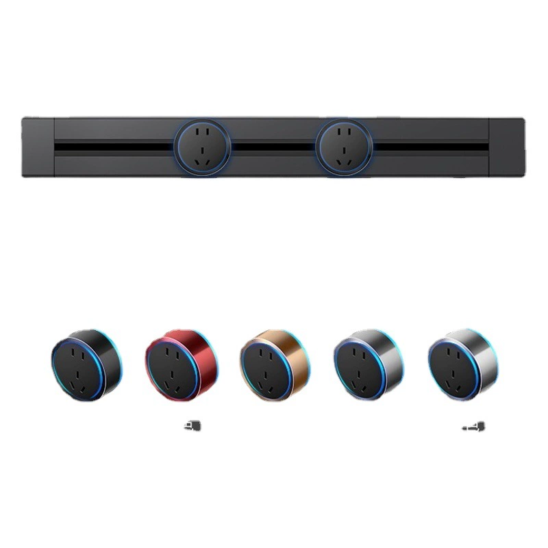 Доска штепсельной вилки открыт-установленное стен-установленное передвижное гнездо следа силы с переключателем сползая открыт-установленную электророзетку следа