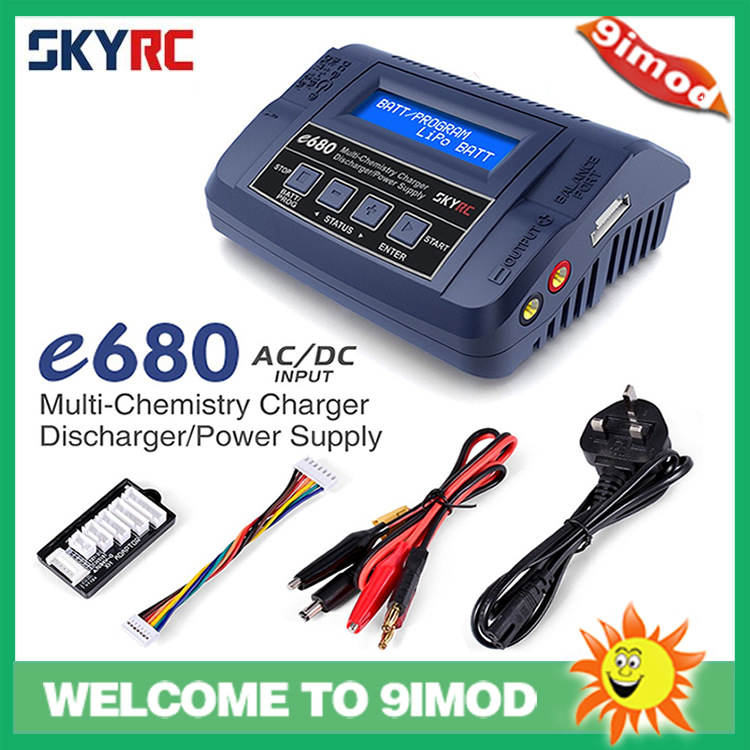 SKYRC e680 电池智能平衡充电器、放电器 航模充电器