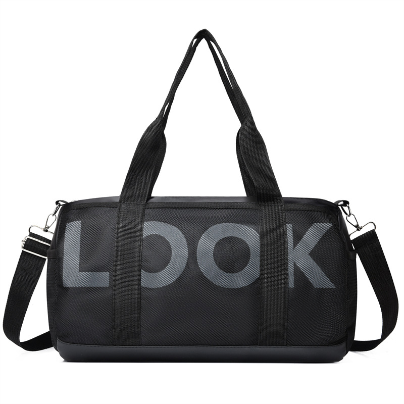 Nuevo tipo de bolsa de viaje para mujeres, bolsa de yoga, bolsa coreana de estilo letras, bolsa de fitness, bolsa de viaje corto
