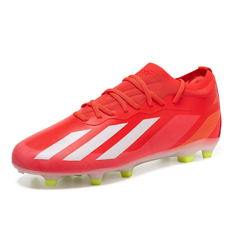 Nuevos zapatos de fútbol transfronterizos SOCCER BOOTS juveniles hombres y mujeres zapatos de entrenamiento de entrenamiento de clavos largos fabricantes
