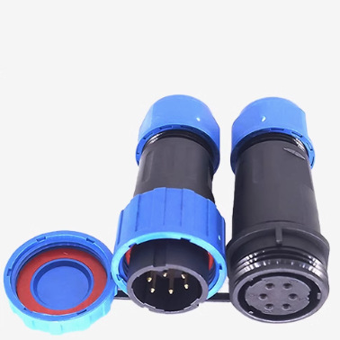 ��������о��˿���߹�ͷĸ���Բ尲װʽIP68��Դ��ˮ��ͷ������