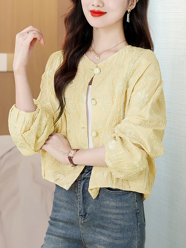 气质秋装小香风提花短外套女2025秋季新款女士春秋高级感开衫上衣|undefined