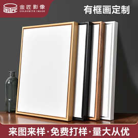 DIY装饰画来图定制跨境客厅装饰画现代简约墙画新中式北欧装饰画