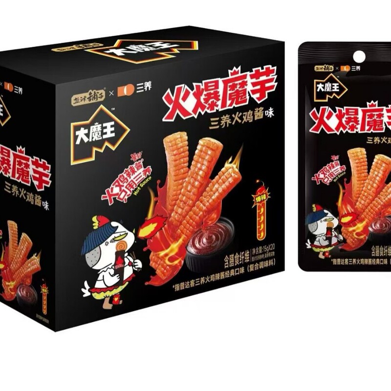 本物の延津舗子大魔王 18 グラム * 20 パックこんにゃくベジタリアン牛タン胡麻ソースベジタリアン牛タンスナック卸売|undefined