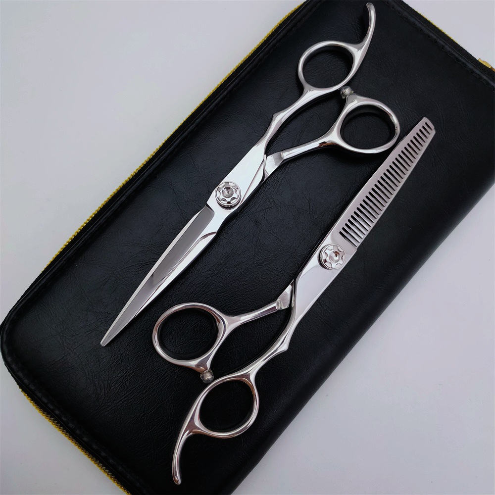 优质美发剪刀批发 高螺丝 新款刀头 井上 火匠 牙剪 直剪 理发剪