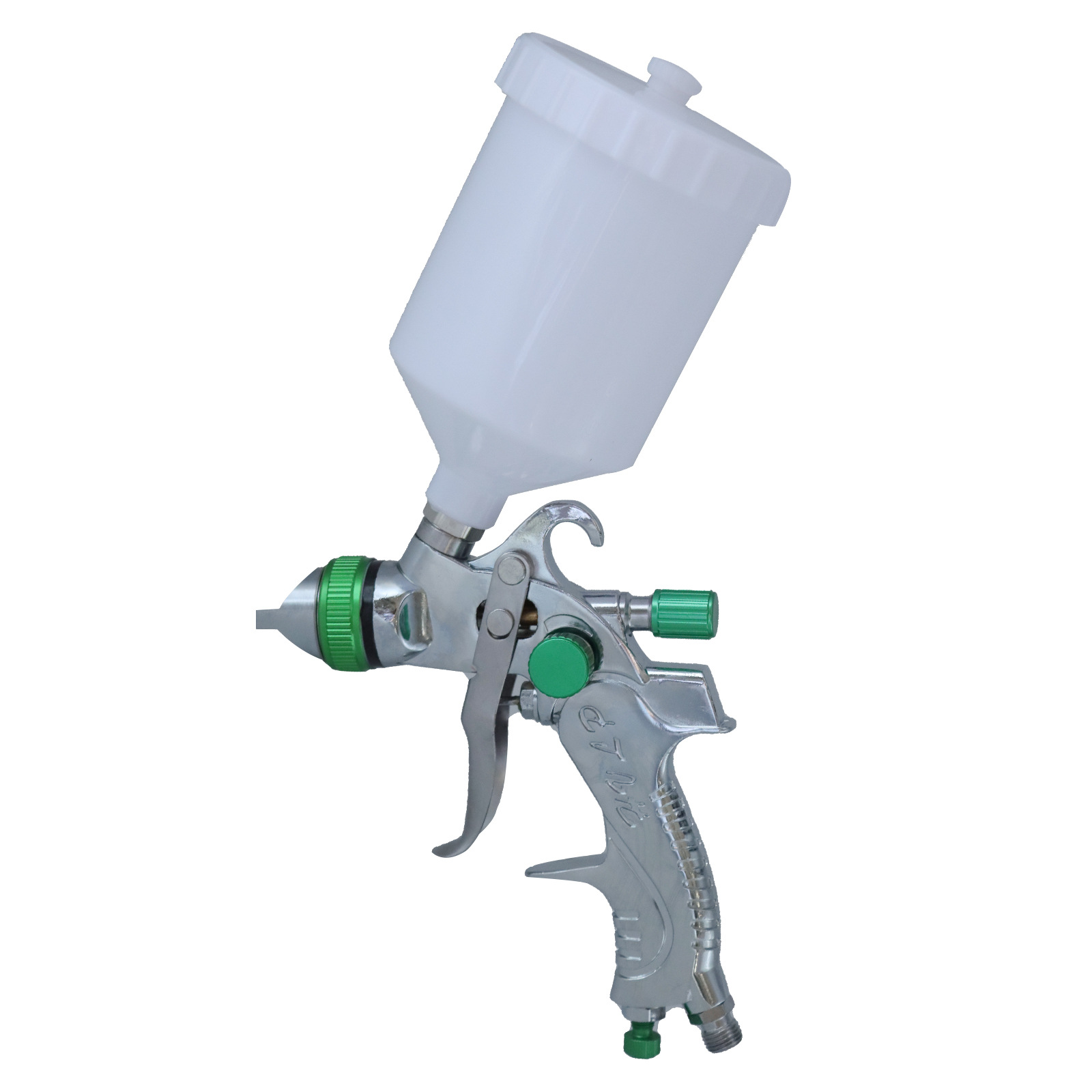 Pistola de pulverización transfronteriza modelo 2008 con depósito superior para pulverización de pintura en chapa automotriz, atomización de pintura de látex, reparación de muebles, bomba de aire neumática.