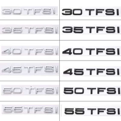 Car logo modification black tail label