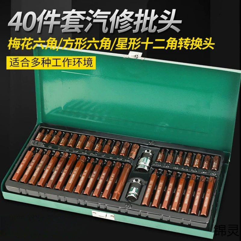 Set, screwdriver, hexagonal protective corner covers, 40 pieces