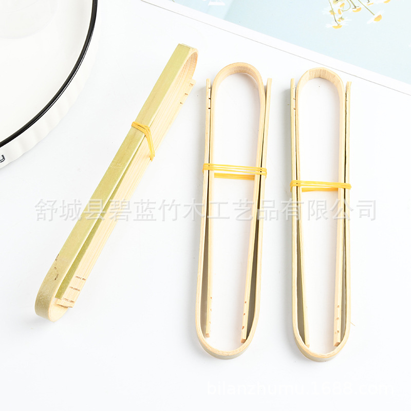 Fábrica al por mayor abrazadera de alimentos de bambú, abrazadera de frutas de bambú, abrazadera de alimentos de carbón de bambú no quemado