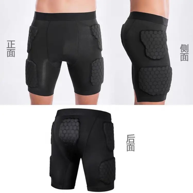 PRO ropa anticolisión en forma de panal, mangas cortas, almohadillas, medias, chaleco protector de baloncesto, pantalones cortos, armadura de fútbol