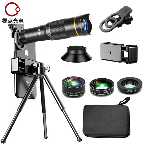 Manufacturer supplies mobile phone telescope 32X telephoto high-definition outdoor 4K external lens foreign trade cross-border wholesale