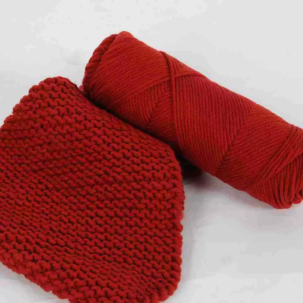 8-проволочная пряжа Lover Cotton, толстая расширенная волокнистость, моток 100 г, крупный вязальный размер 3–7 мм, 5 шт.