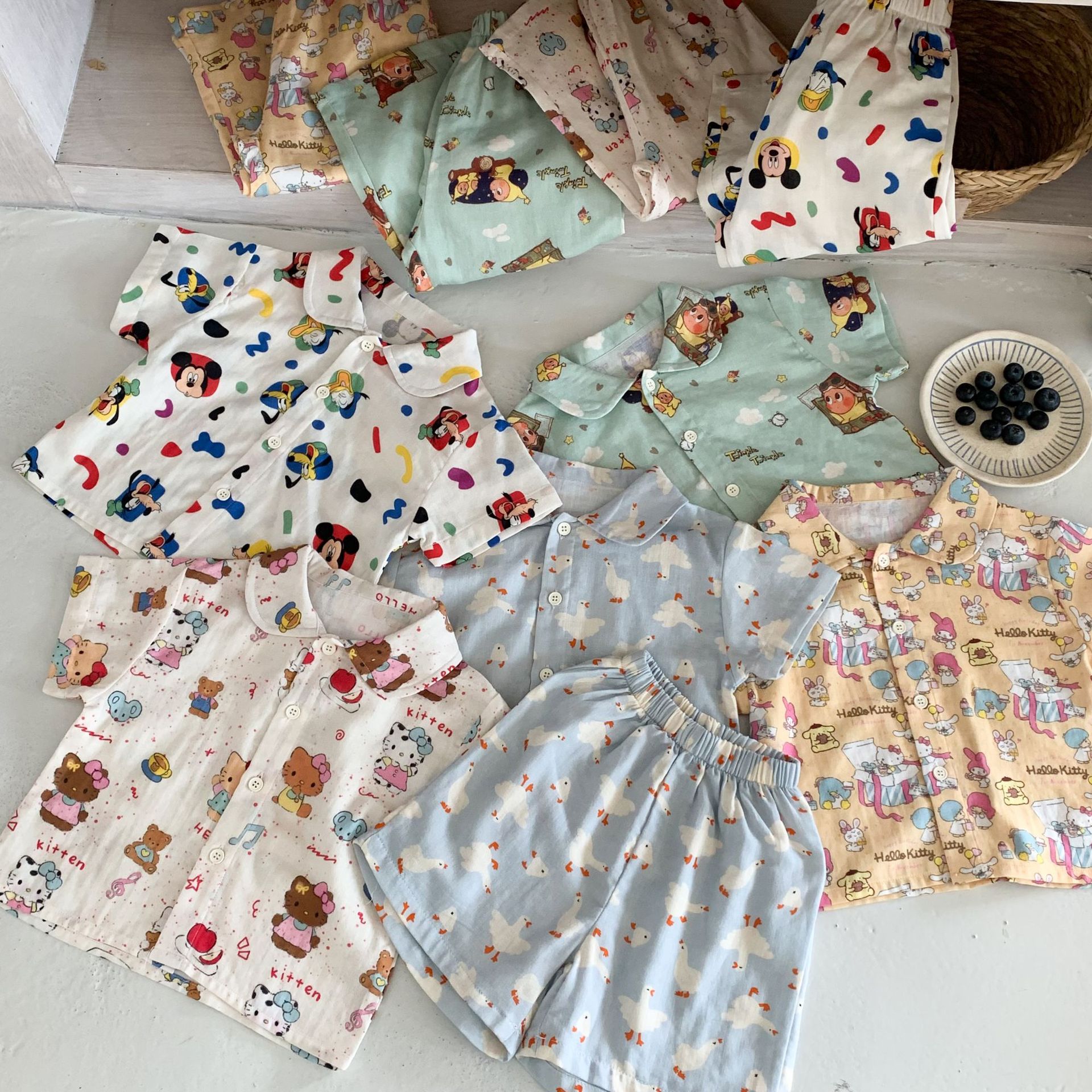 Children's cotton cartoon pijama