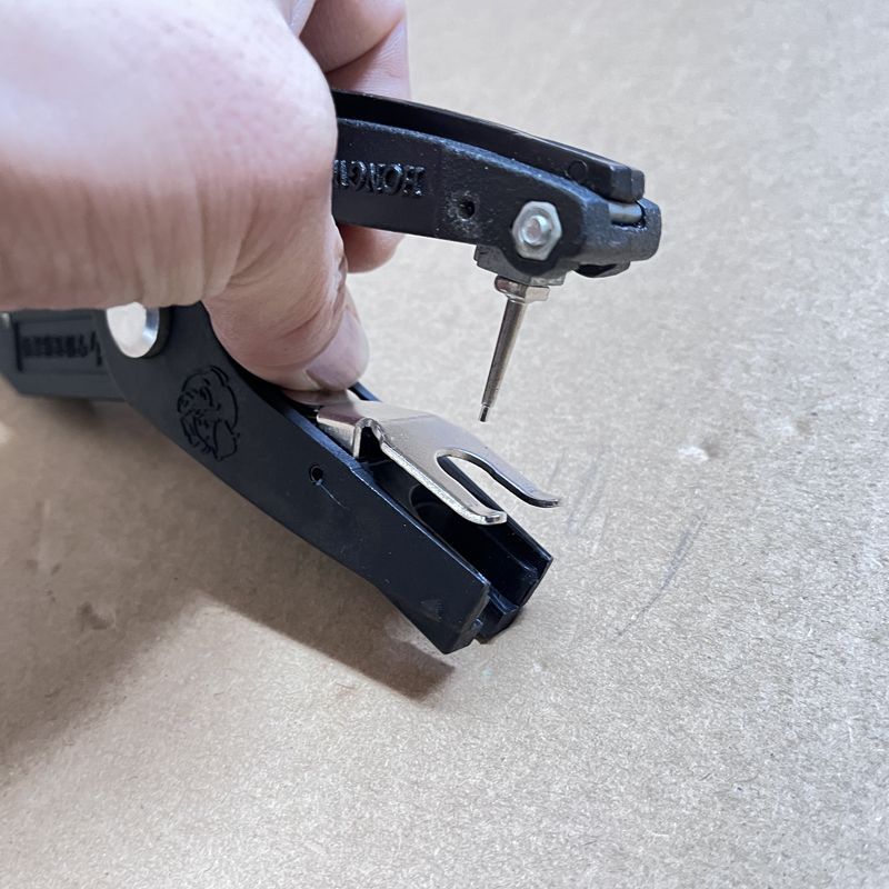 Alicates de oreja de rebote automático veterinario alicates de oreja de cerdo de ganado de oveja alicates de marca de oído alicates de etiqueta de oreja equipo de identificación