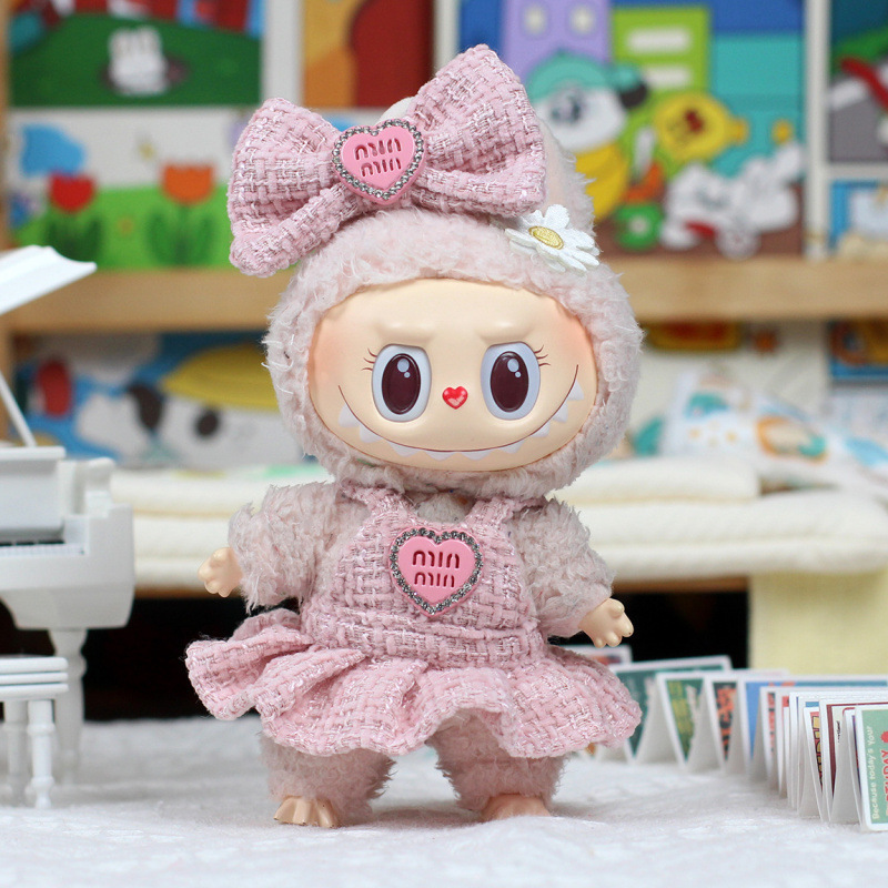 洋服のみ】ラブブベビー服 17cm ラブブ服世代 新作ベビー服コレクション ハートビートマカロン|undefined