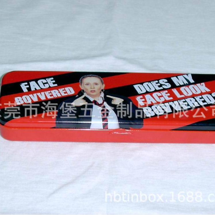 厂家直销单层铁皮文具盒;双层铁皮文具盒;马口铁文具盒