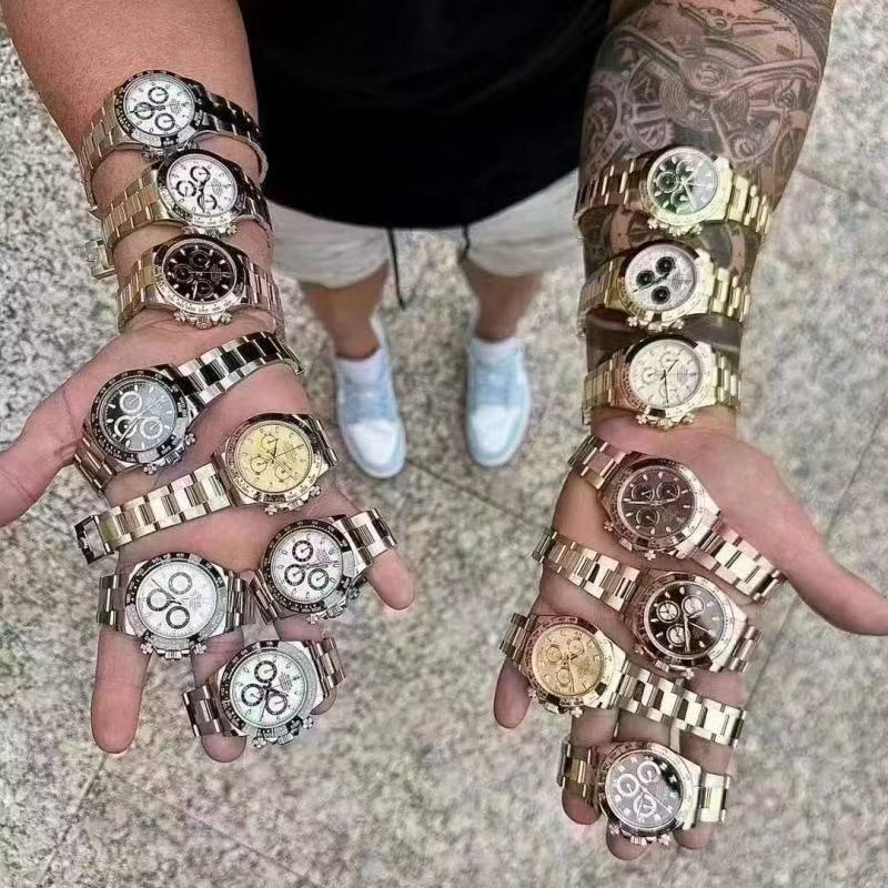 Zhanxi Factory Direct Sales Big-Name Watches Cross-Border Foreign Trade Popular Watches Fully Automatic Mechanical Waterproof Men's and Women's Watches