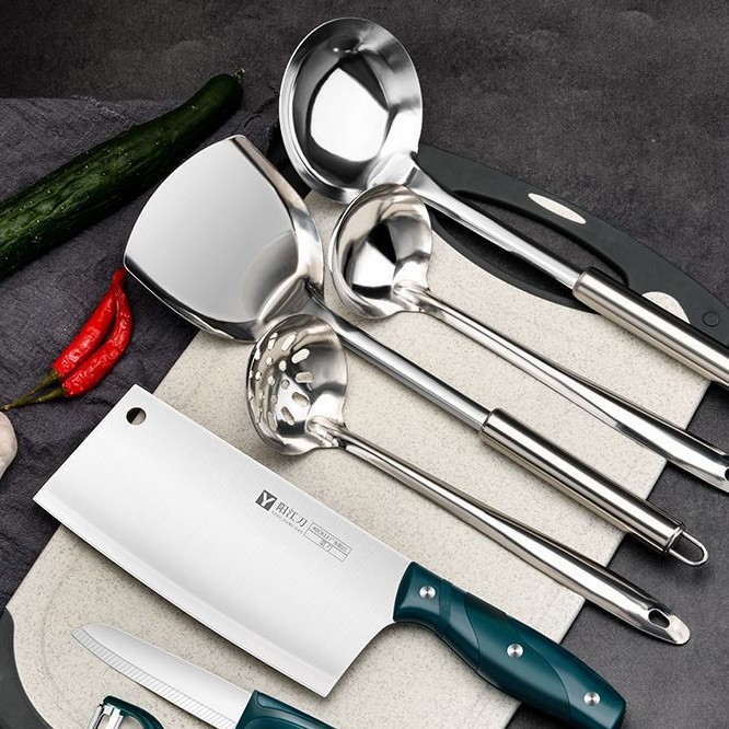 Inventario de corte de tablero de corte doméstico, cuchillo de cocina ultrarrápido, cuchillo de cocina 2 en 1 de regalo, conjunto de cuchillos de cocina afilado