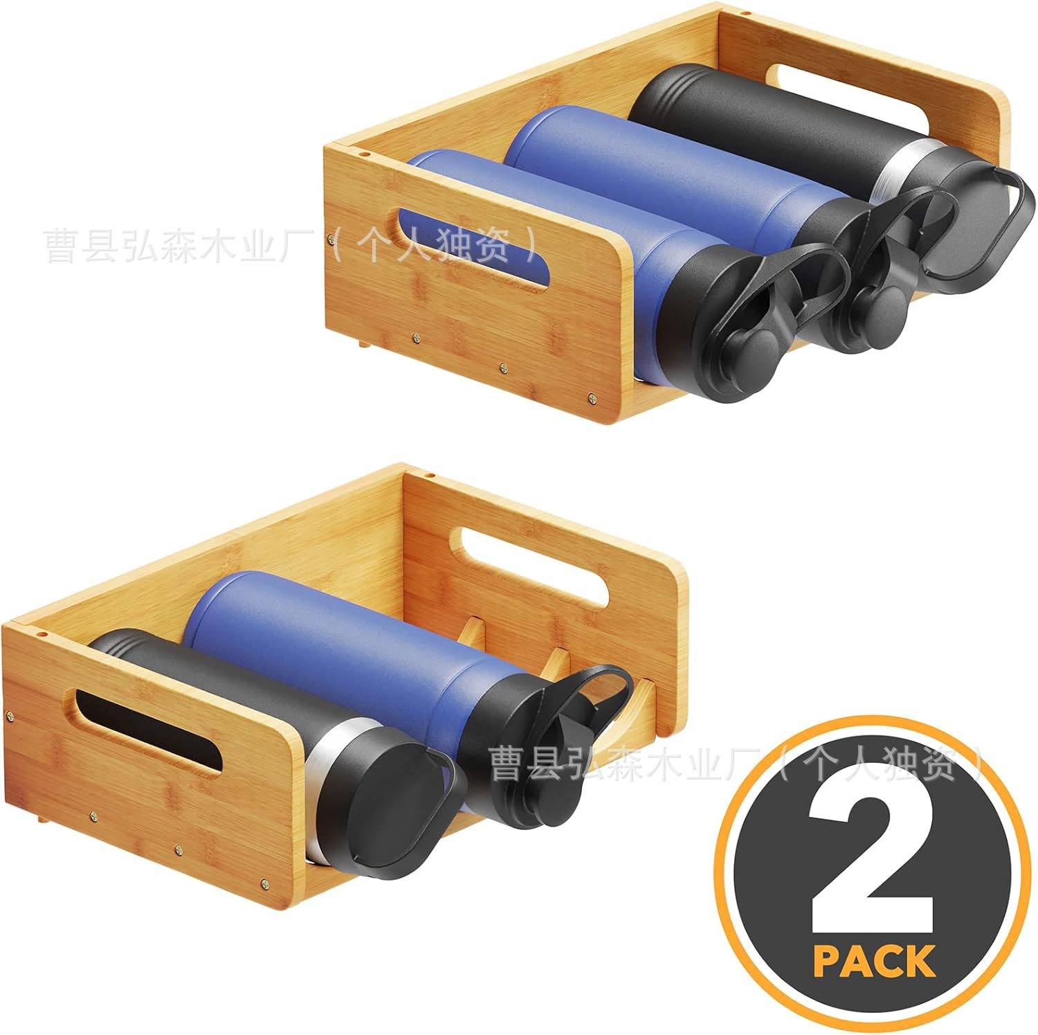 Bamboo Water Bottle Storage Rack Amazon Beverage Bottle Storage Display Rack Stackable Red Wine Insulation Cup Rack