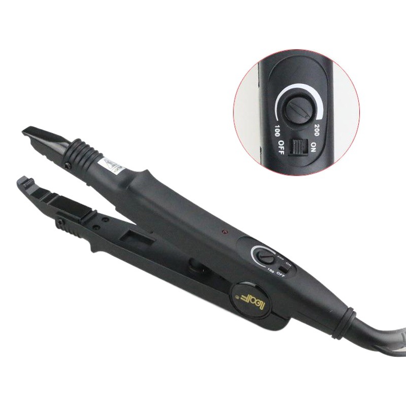 Venta al por mayor de la fábrica Peluca de pelo conector Loof conector de pelo ajustable de temperatura de suministro transfronterizo peluca herramienta de extensión