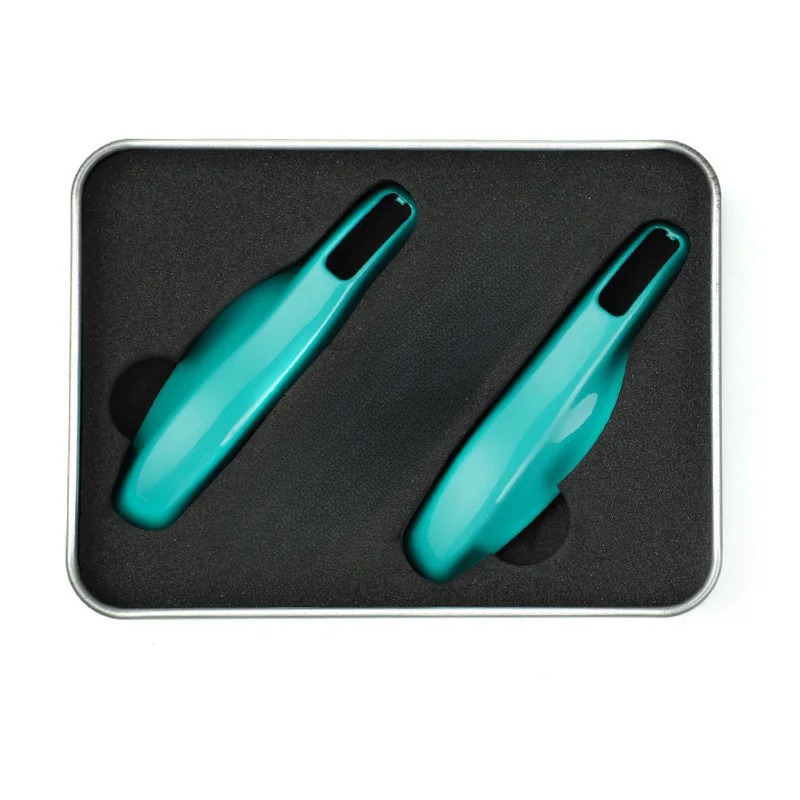 구식 키 쉘(2개 세트) 청록색