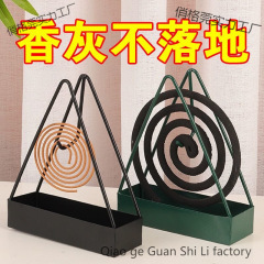 蚊取り線香ホルダー三角形蚊取り線香ホルダー家庭用鉄製白檀ホルダー農場蚊取り線香スティック香炉