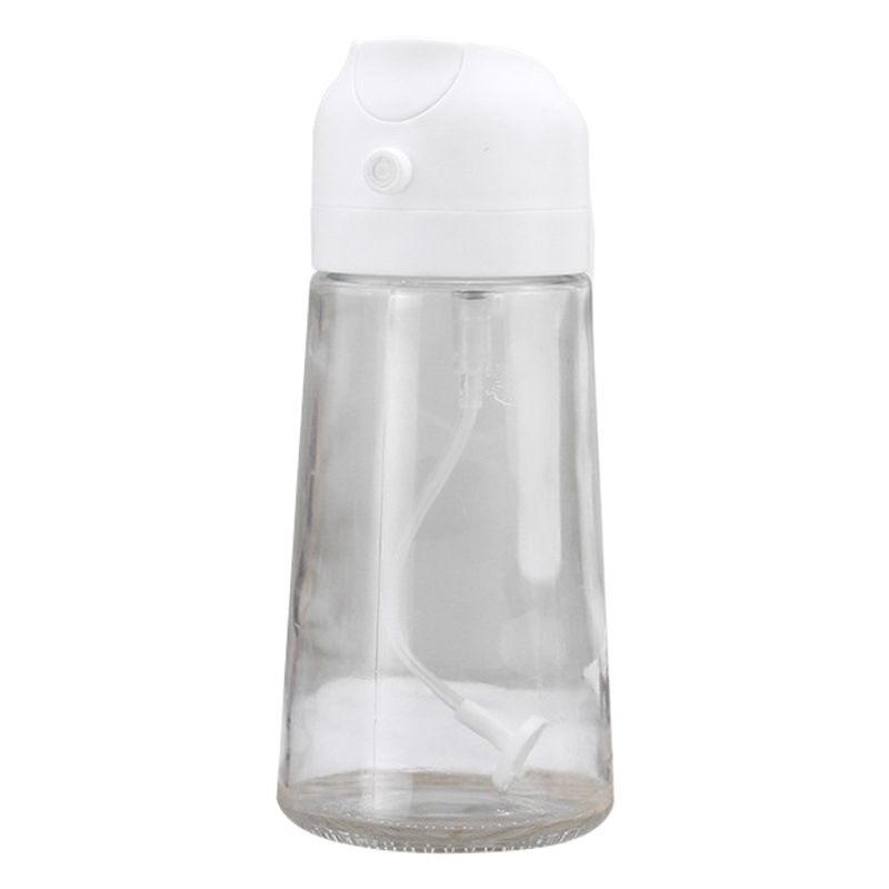 Portable Spray Bottle Oil Spray and Oil Pour Two-in-One Household Kitchen Glass Spray Pot Grease Reduction Spray Pot Artifact