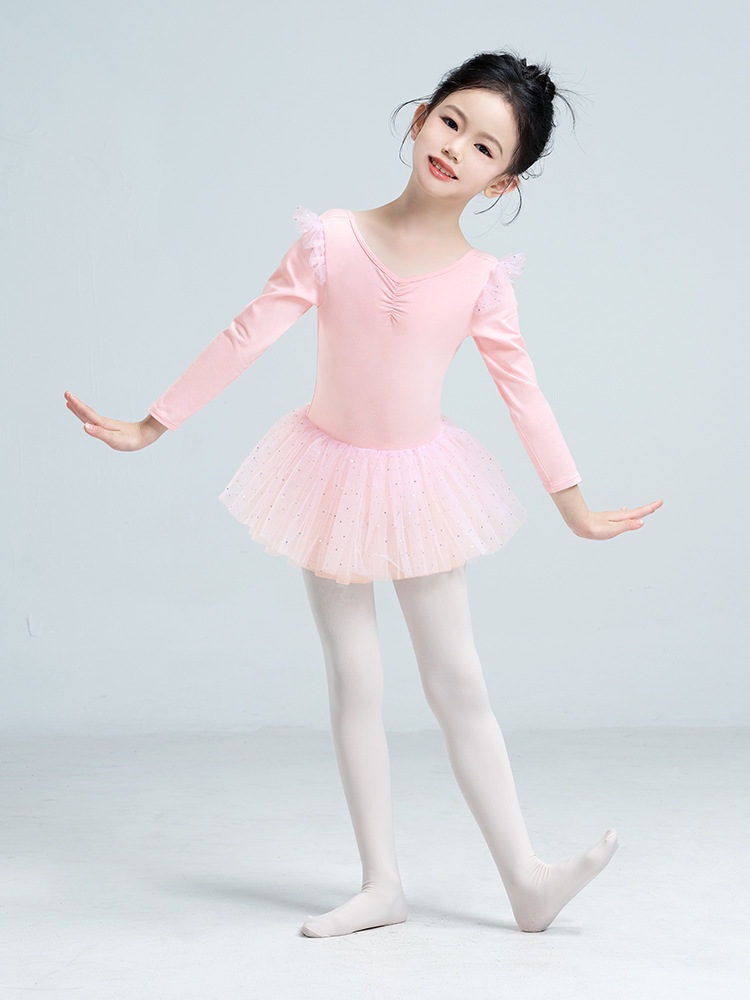 Ropa de baile, falda de ballet de primavera y otoño para niños, ropa de actuación para niñas, danza china para niños pequeños, ropa de baile para bebés, falda de baile