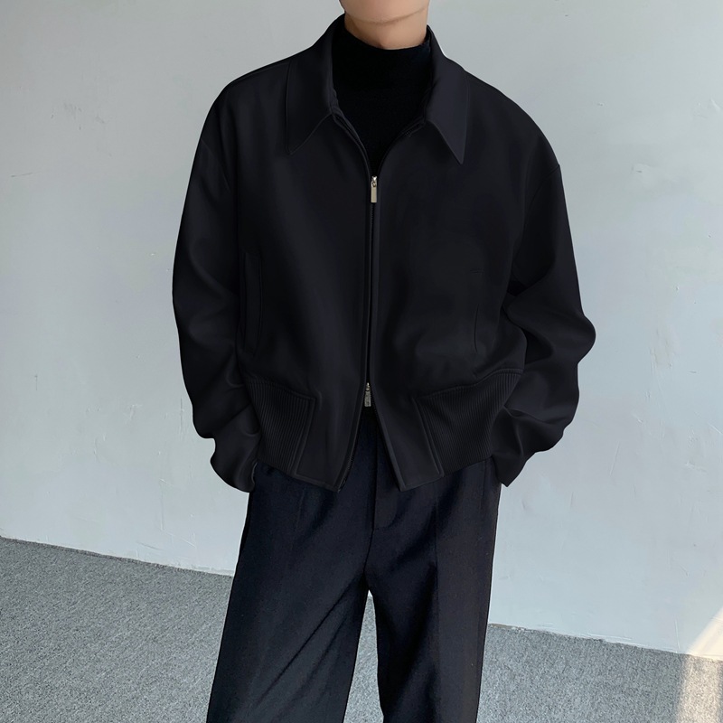 Fashionable and sophisticated men's spring and autumn executive jackets, short cardigans, zippered baseball jerseys_voghion.com