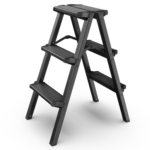 Ladder household folding ladder thickened aluminum alloy herringbone ladder indoor climbing multi-functional ladder stool three or four steps small ladder