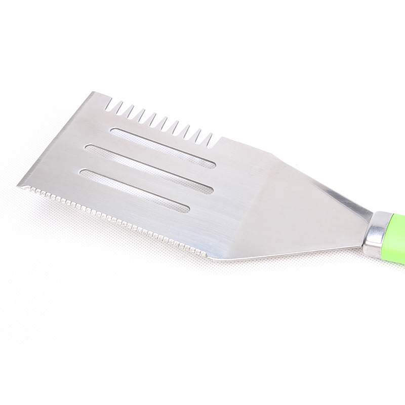 [Fuente de fábrica] Juego de barbacoa de acero inoxidable de 3 piezas traje de barbacoa herramientas de barbacoa Accesorios