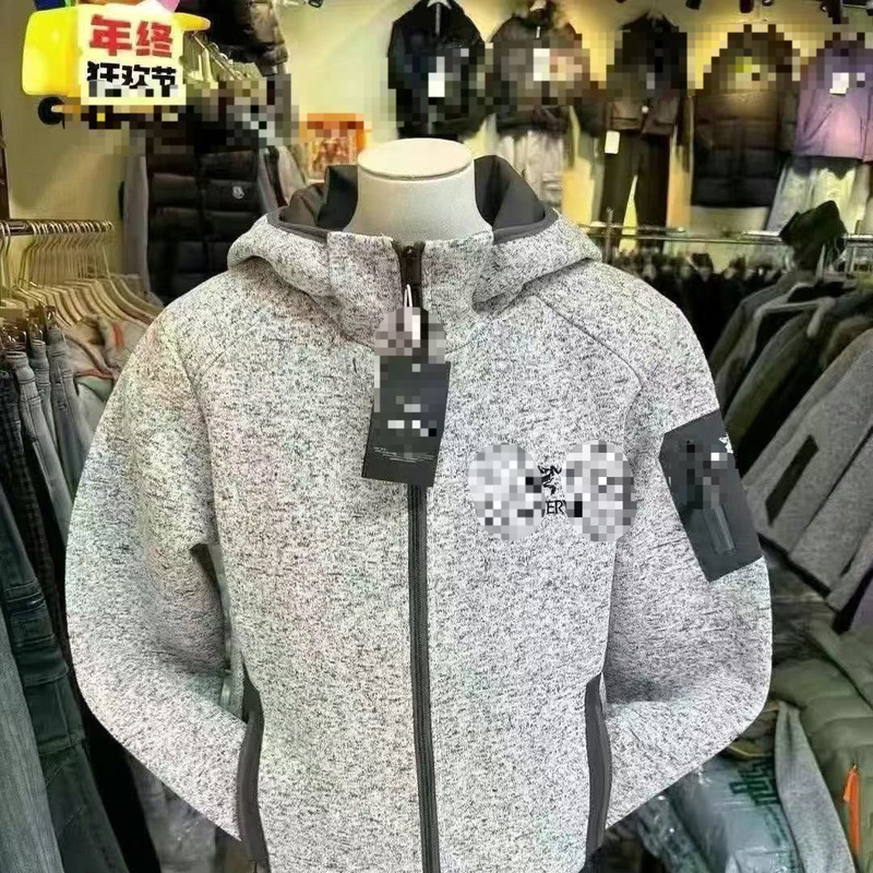 2026 Hooded Outdoor Bird House Couple's Spring Jacket New Autumn Winter Fleece Lined Knit Coat Wholesale