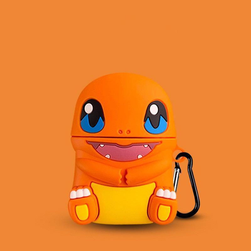 Airpods caso protector oso Apple Bluetooth auricular inalámbrico de dibujos animados lindo caja de silicona Shell aplicable