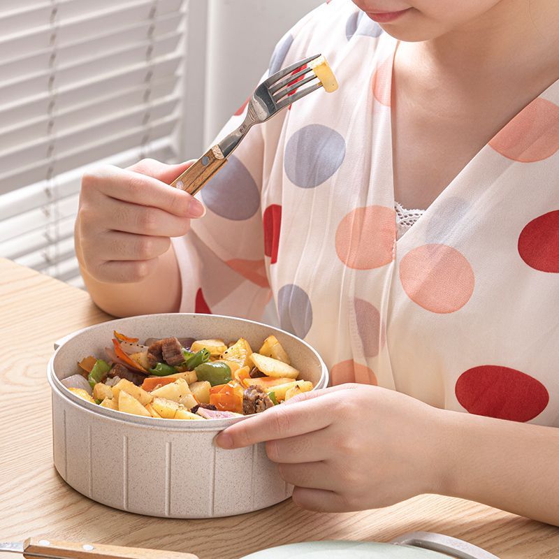 Caja de almuerzo, caja de almacenamiento para refrigerador de gran capacidad para microondas, caja de almuerzo de frutas para oficina, caja de almuerzo sellada