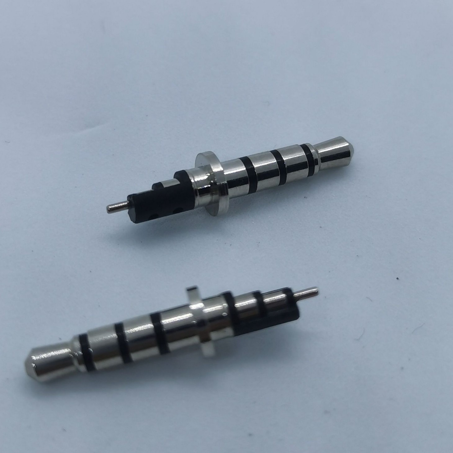 3.5四极金公头  苹果耳机插头  3.5四极镀金头