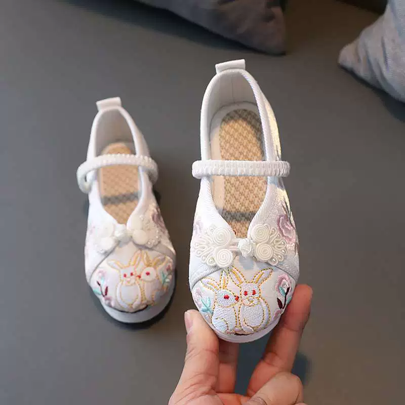 Laobei Millensi пеньковые туфли для девочек вышитые туфли Hanfu обувь в китайском стиле