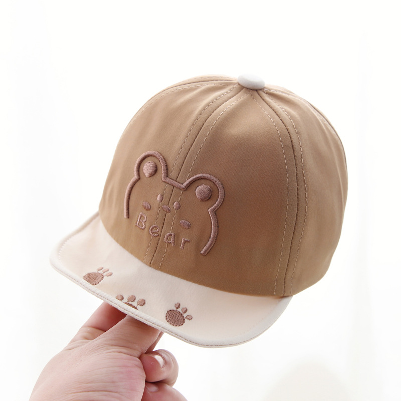 Sombreros para bebés primavera y otoño delgados sombreros para bebés sombreros de béisbol masculinos sombreros solares para bebés lindos sombreros de boca de pato verano