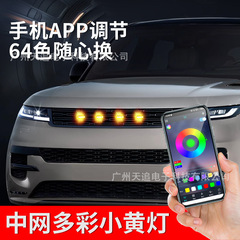 自動車の中でネットの小さい黄色の明かりのグリルのledランプは単色のrgbの小さい黄色の明かりの戦車の300専用のロスレスを改造して取り付けます。
