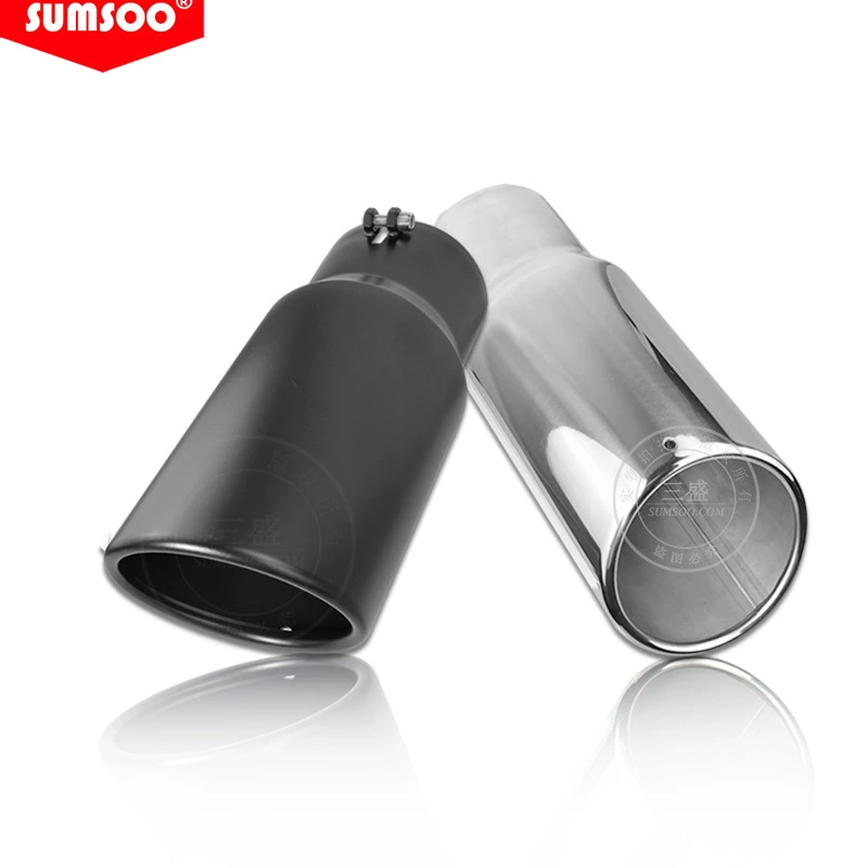 Трансграничные автомобильные модифицированные детали Глушитель выхлопная труба на заказ 105-127 мм ствол пистолета автомобиль из нержавеющей стали хвостовое горло
