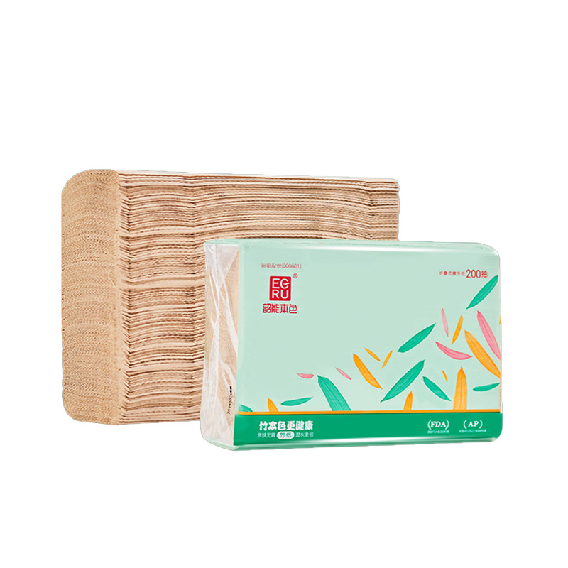 Shaoneng True Color 18 paquetes grandes de papel de pulpa de bambú, papel de dibujo, papel de tejido facial, papel higiénico, papel para el hogar, caja completa de servilletas