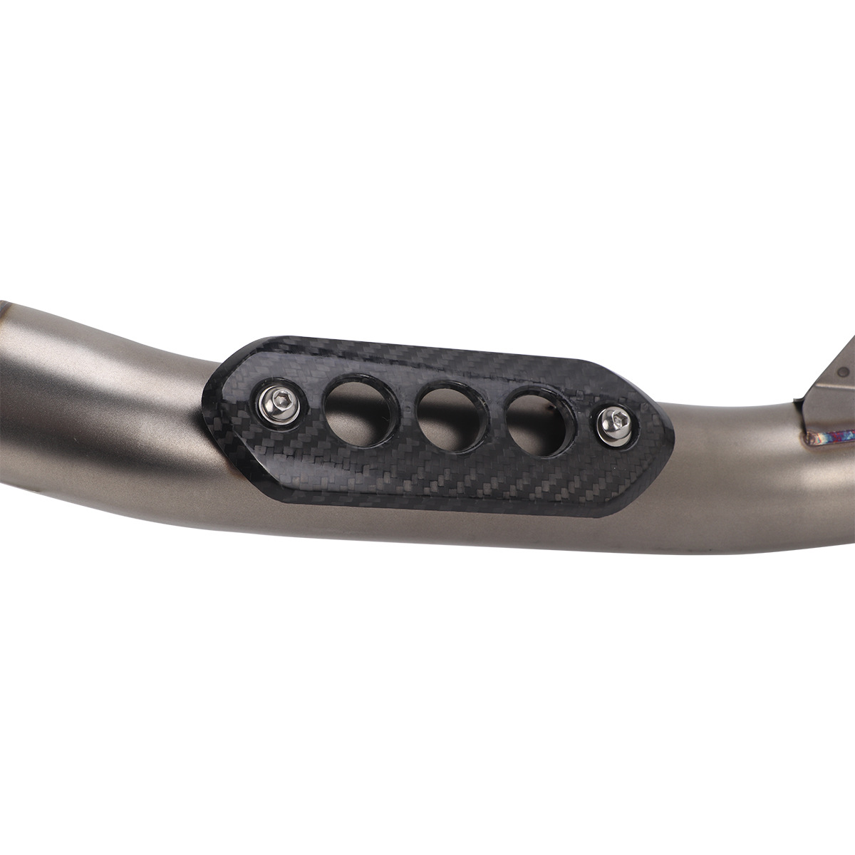 Suitable for modification of the CFMOTO 450MT motorcycle exhaust pipe, 450MT front section fully connects to the original factory diameter muffler
