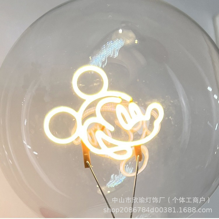 Bombillas transparentes de Mitch